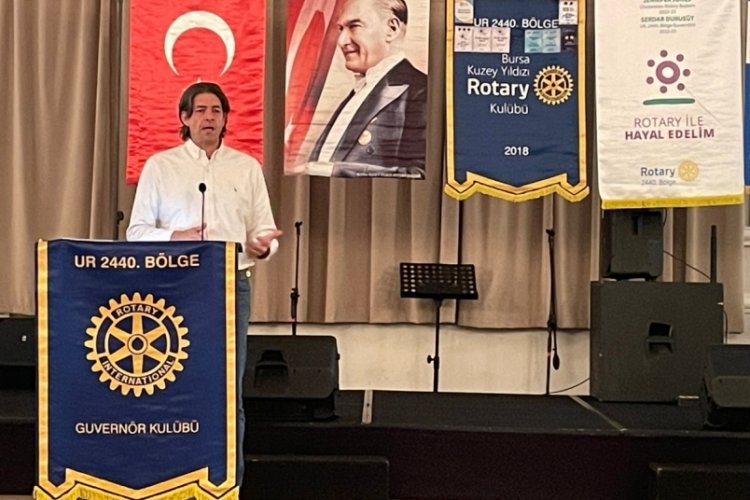 Kuzey Yıldızı Rotary Kul&uuml;b&uuml;'nden T&Uuml;SEDAD Başkanı'na &ouml;d&uuml;l