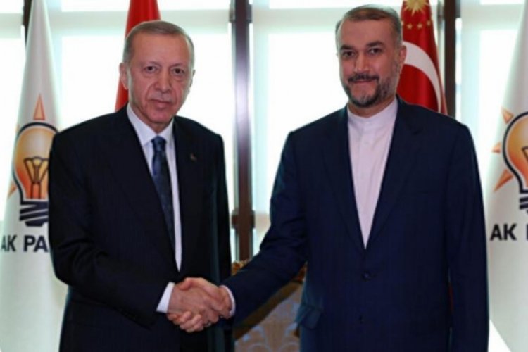 Erdoğan, İran Dışişleri Bakanı Abdullahiyan ile g&ouml;r&uuml;şt&uuml;