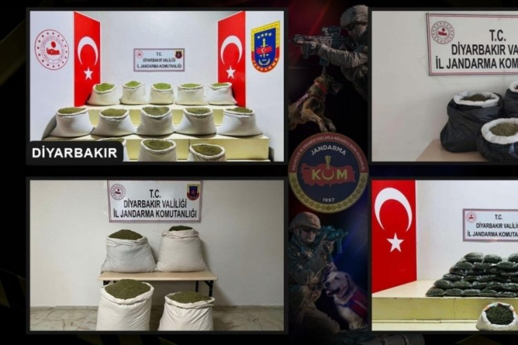 Diyarbakır'da 510 kilo uyuşturucu ele ge&ccedil;irildi