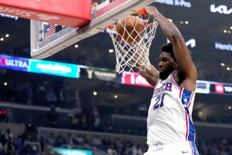 NBA'de Joel Embiid 41 sayı ile m&uuml;cadele etti