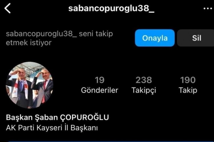 Şaban &Ccedil;opuroğlu'ndan "sahte hesap" uyarısı