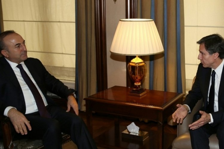 Bakan &Ccedil;avuşoğlu ABD'li mevkidaşı Blinken ile bir araya geldi!