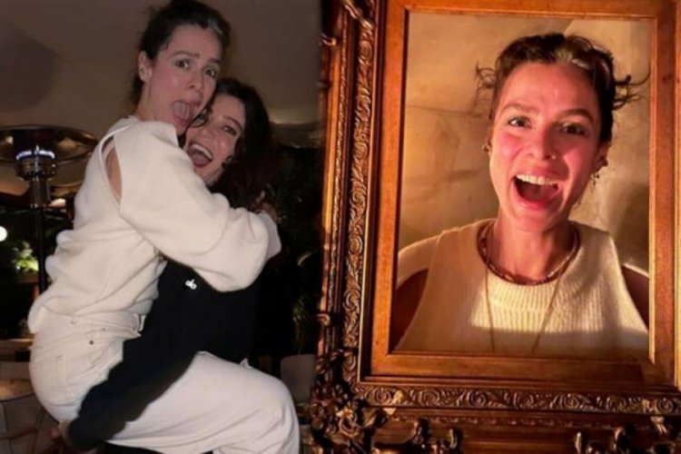 &Ouml;zge &Ouml;zpirin&ccedil;ci ve Berrak T&uuml;z&uuml;nata&ccedil; coştu