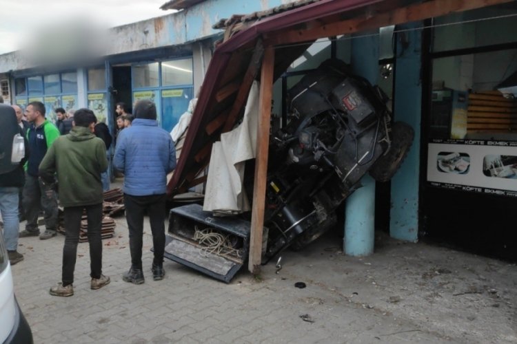 Sakarya'da kendi kendine hareket eden ATV ortalığı yıktı