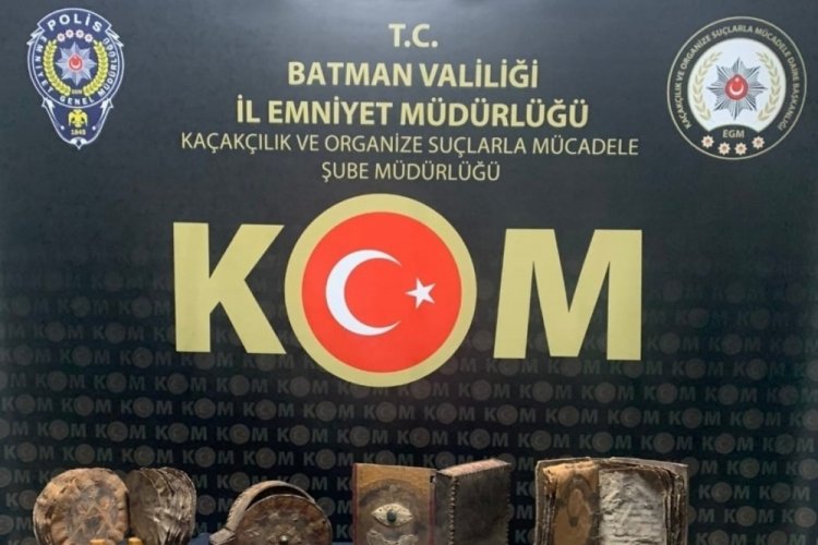 Batman'da tarihi eser ele ge&ccedil;irildi