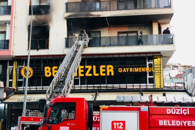 Osmaniye'de korkutan yangın: Anne ve 2 &ccedil;ocuğunu itfaiye kurtardı