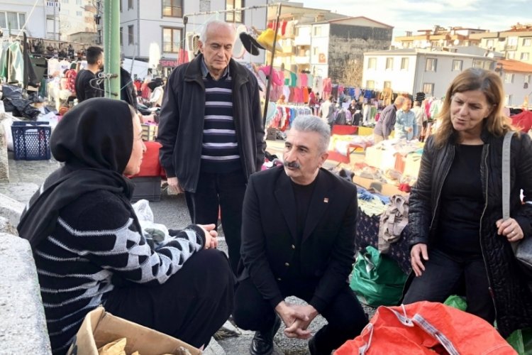 CHP Yıldırım İl&ccedil;e Başkanı Yeşiltaş, vatandaşın sıkıntılarını dinledi