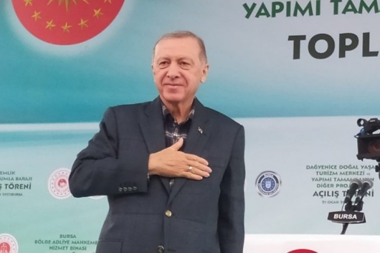 Erdoğan Bursalılara seslendi: Bursa'ya 20 yılda 80 milyar kamu yatırımı yaptık