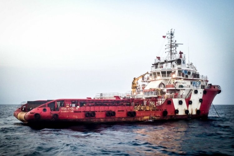 İstanbul Boğazı'nda arıza yapan 59 metrelik gemi