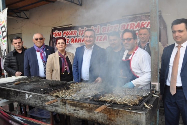 Bursa Mustafakemalpaşa'da hamsi festivali
