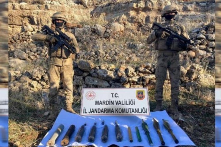 Mardin'de PKK'ya ait m&uuml;himmat ele ge&ccedil;irildi