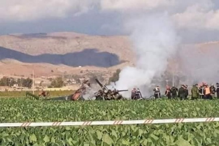 Cezayir'de askeri u&ccedil;ak d&uuml;şt&uuml;: 3 kişi &ouml;ld&uuml;