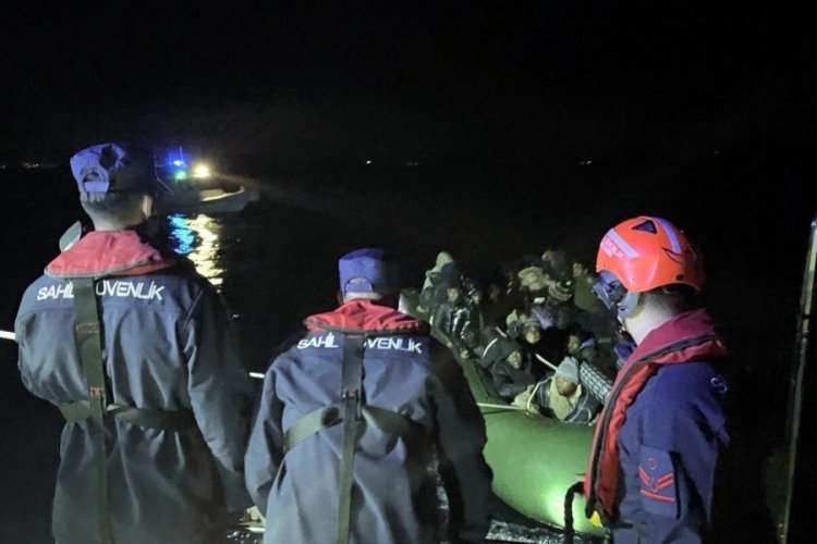 Muğla Bodrum'da 67 ka&ccedil;ak g&ouml;&ccedil;men yakalandı