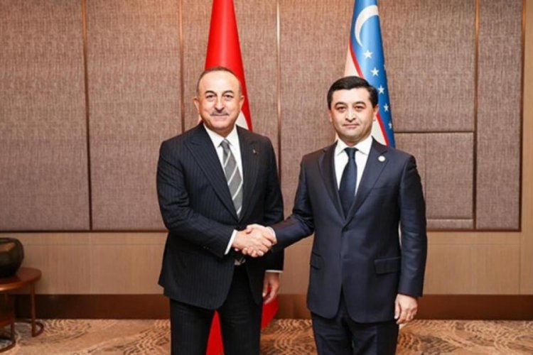 Bakan &Ccedil;avuşoğlu, &Ouml;zbekistan Dışişleri Bakan Vekili Saidov ile bir araya geldi
