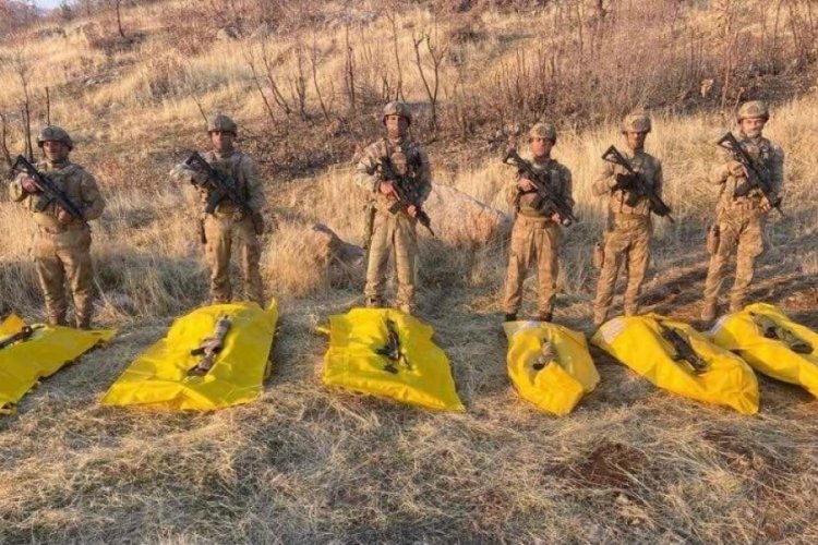 Şırnak'ta 6 ter&ouml;rist &ouml;l&uuml; ele ge&ccedil;irildi