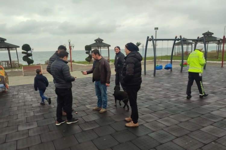 Zonguldak'ta polisten huzur uygulaması