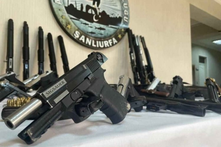 Şanlıurfa'da 10 silah ele ge&ccedil;irildi: &Ccedil;ok sayıda g&ouml;zaltı var