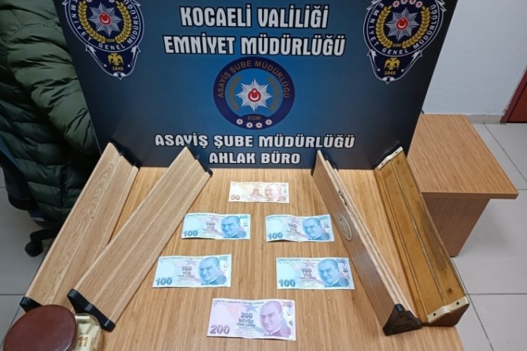 Kocaeli'nde iş yerinde yapılan denetimde kumar oynatıldığı ortaya &ccedil;ıktı