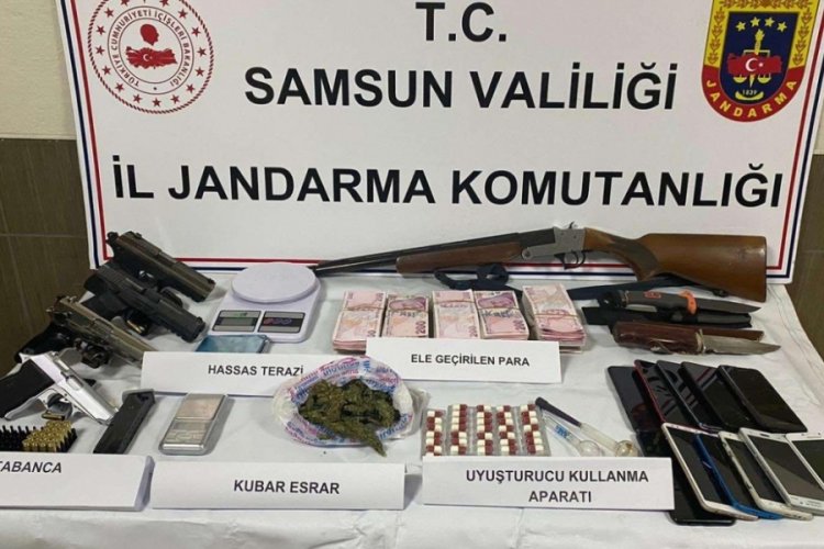 Samsun'da uyuşturucu operasyonu: 5 tutuklama