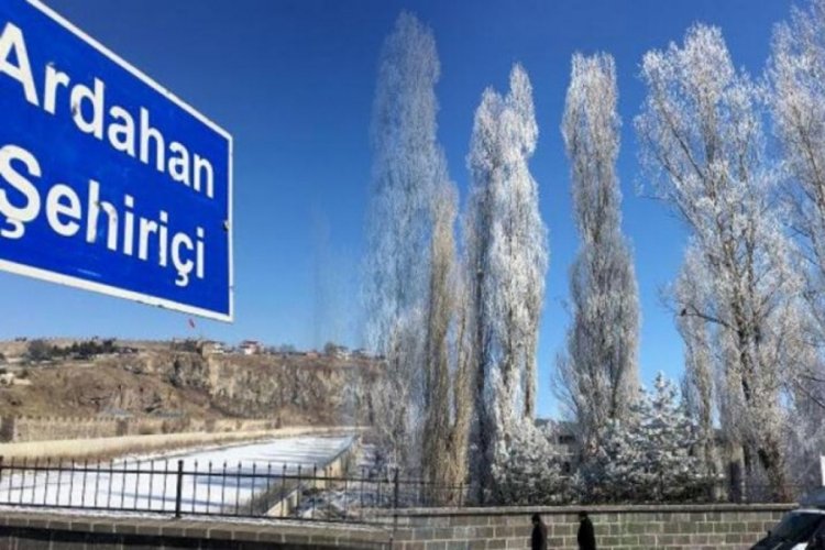 Ardahan buz kesti!