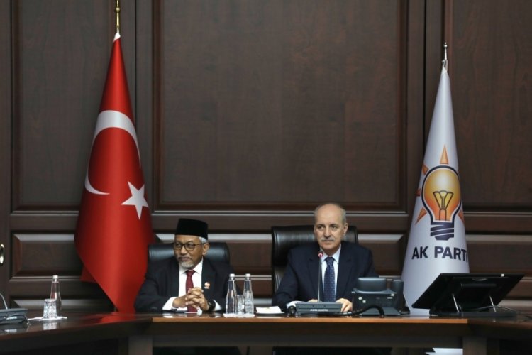 Numan Kurtulmuş, Endonezya Adalet ve Refah Partisi Genel Başkanı ile g&ouml;r&uuml;şt&uuml;