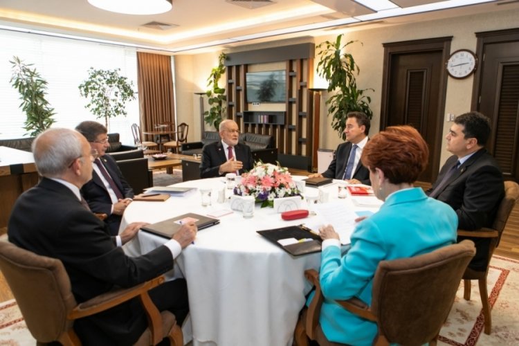 6'lı masadan Erdoğan'ın adaylığı hakkında flaş a&ccedil;ıklama!