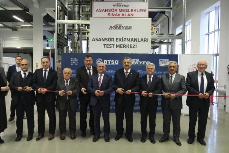 Asans&ouml;r sekt&ouml;r&uuml;ne yerli test merkezi BTSO &ccedil;atısı altında faaliyete ge&ccedil;ti