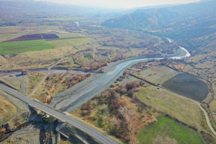 Elazığ'da İnci deresi ıslah edildi