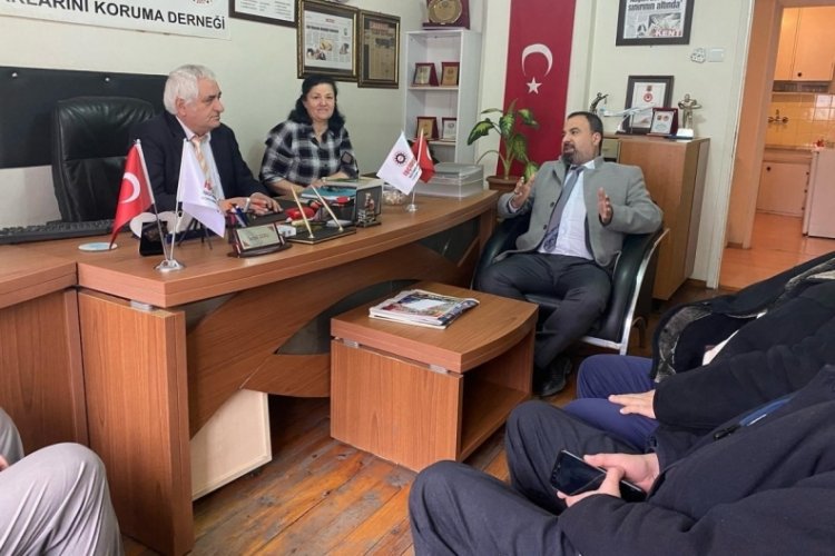 İYİ Parti Yıldırım'dan İŞ&Ccedil;İDER'e ziyaret
