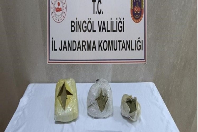 Bing&ouml;l'de dere yatağına gizlenmiş uyuşturucu bulundu