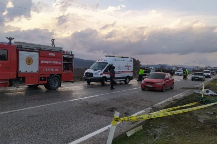 Manisa'da yağmur kazaya neden oldu: 1 kişi &ouml;ld&uuml;