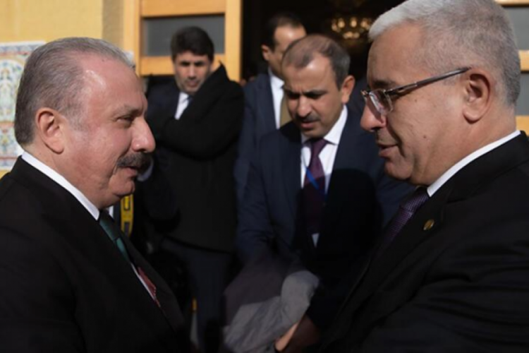 TBMM Başkanı Şentop, Cezayir Ulusal Halk Meclisi Başkanı Boughali ile g&ouml;r&uuml;şt&uuml;