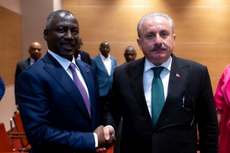 TBMM Başkanı Şentop'tan Cezayir'de ikili g&ouml;r&uuml;şmeler
