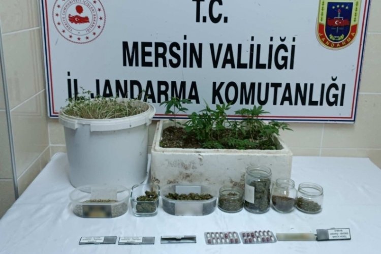 Mersin'de uyuşturucu operasyonunda 1 kişi tutuklandı