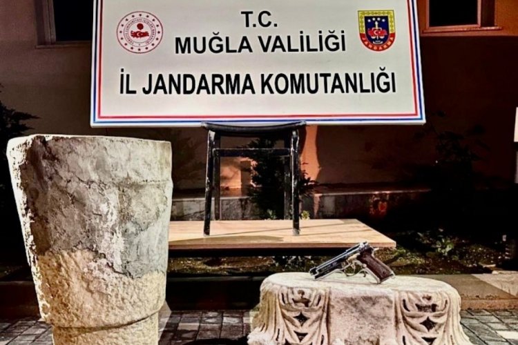 Muğla'da ka&ccedil;ak kazı yapan 1 şahıs yakalandı