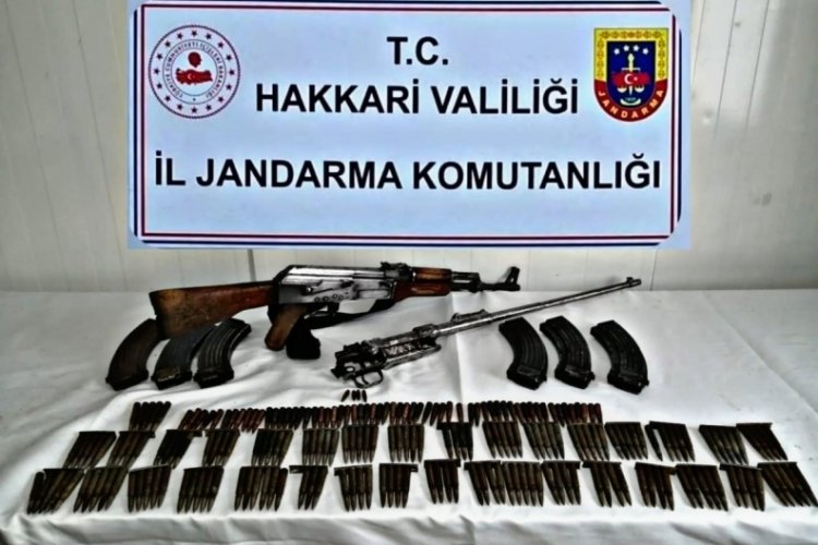 Hakkari'de bir evde &ccedil;ok sayıda m&uuml;himmat ele ge&ccedil;irildi
