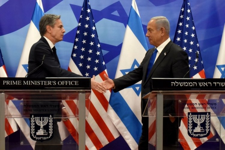 Netanyahu ile ABD Dışişleri Bakanı Blinken bir araya geldi