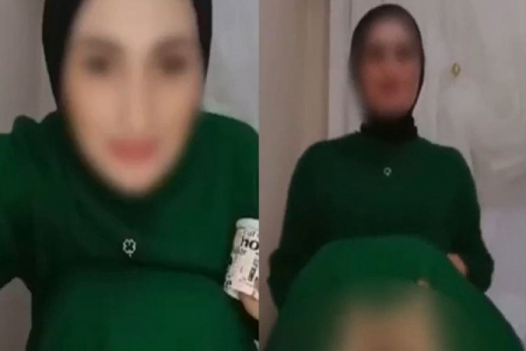 &Ccedil;ocuğunun yanında cinsel i&ccedil;erikli video &ccedil;ekti