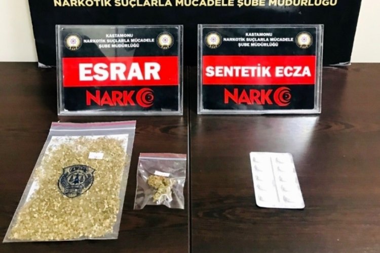 Kastamonu'da uyuşturucu operasyonunda 1 şahıs tutuklandı
