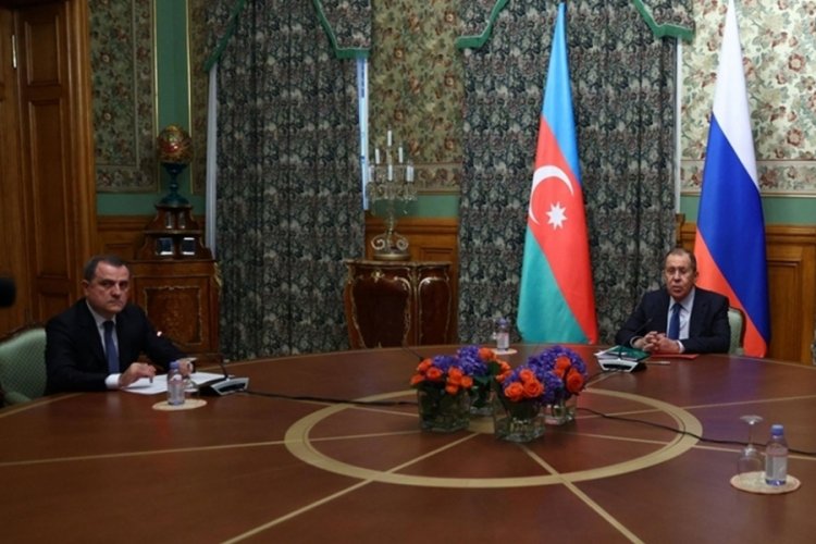 Lavrov ve Bayramov, La&ccedil;ın Koridoru'nu g&ouml;r&uuml;şt&uuml;