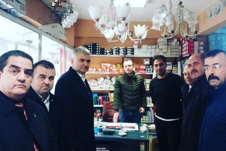 Bursa MHP Osmangazi'den esnafa ziyaret