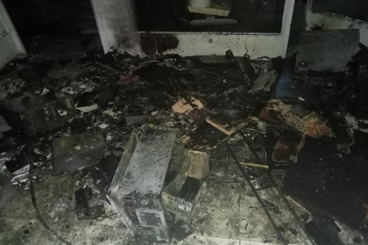 Başkent'te 1.5 milyon TL değerindeki bilgisayar malzemesi k&uuml;le d&ouml;nd&uuml;