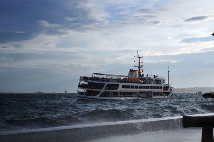 İstanbul'da vapur seferleri iptali