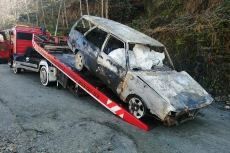 Rize'de bulunan yanmış cesedin nedeni belli oldu
