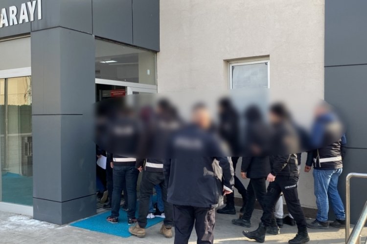 Erzincan'da 'K&ouml;k&uuml;n&uuml; Kurutma' operasyonunda 13 tutuklama
