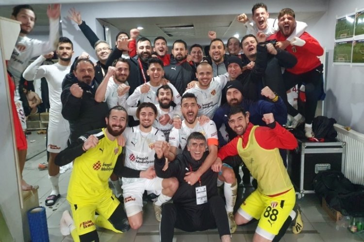 İneg&ouml;lspor D&uuml;zce'den 3 puanla d&ouml;n&uuml;yor