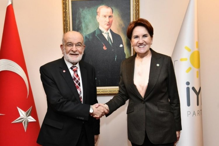 Karamollaoğlu'ndan Akşener'e ziyaret