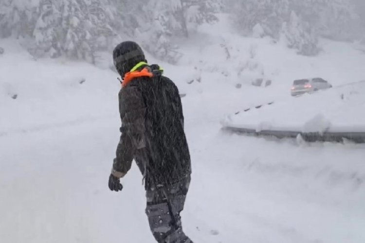 Bursa'da trafiğe takılmamak i&ccedil;in ilgin&ccedil; bir y&ouml;ntem kullandı
