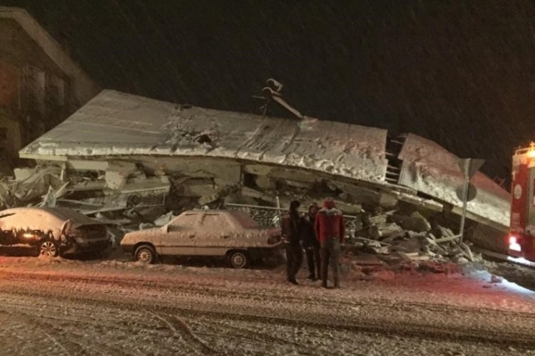 Gaziantep'de deprem anı