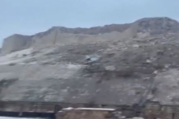 Tarihi Gaziantep kalesi yıkıldı